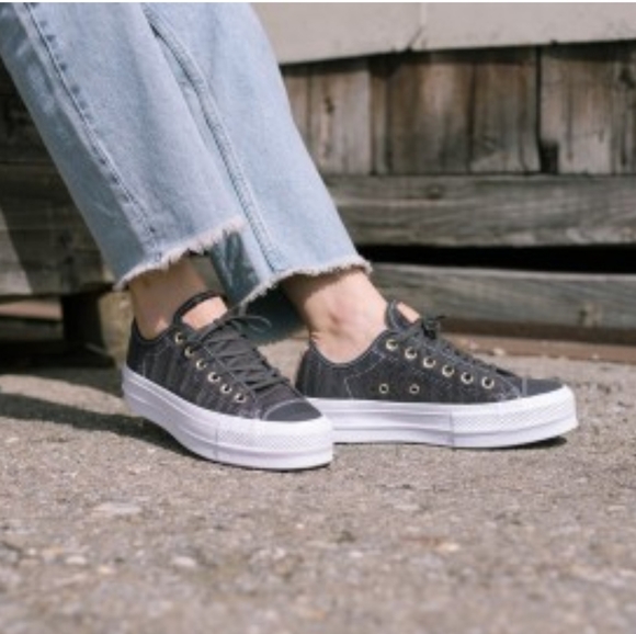 converse white western sasha hi trainers